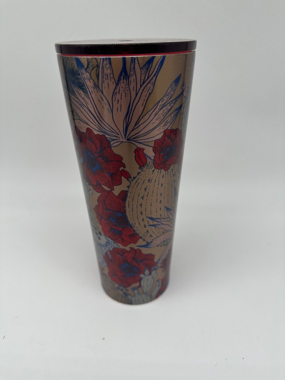 Starbucks Summer Collection Desert Cactus Stainless Steel Tumbler NO STRAW
